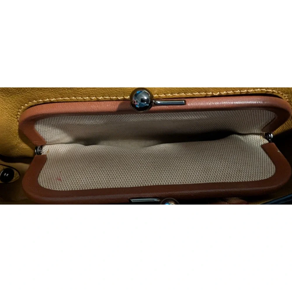 Disney X Coach Dinky Mickey Mouse Motif Leather Crossbody‎ Bag Tan
